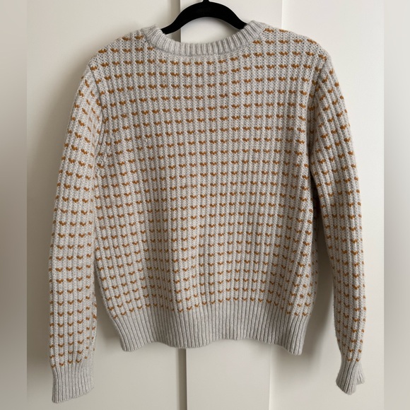 Madewell Barfield Stripe Sweater Merino Alpaca Blend Ski Vibe Stripe Slopes L - Picture 6 of 10